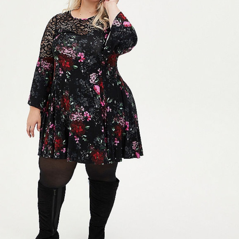 Size 3 Floral and lace dress